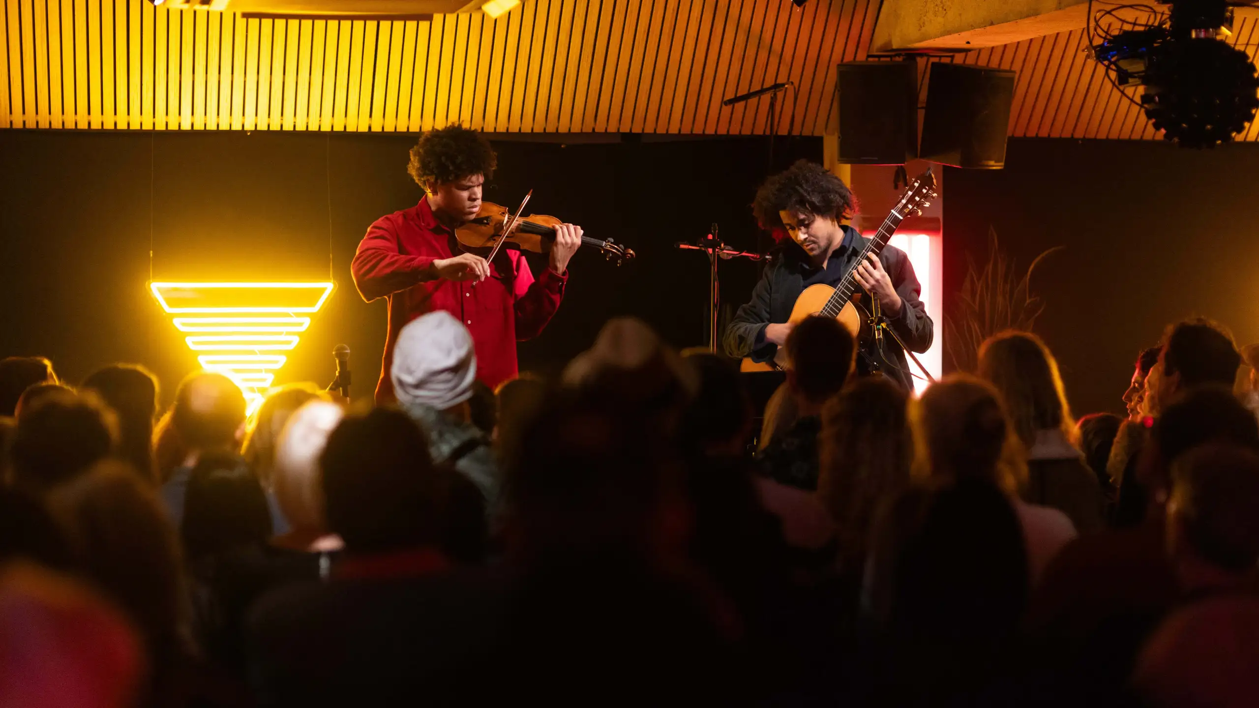 Live performance under the Poseidon Sound System